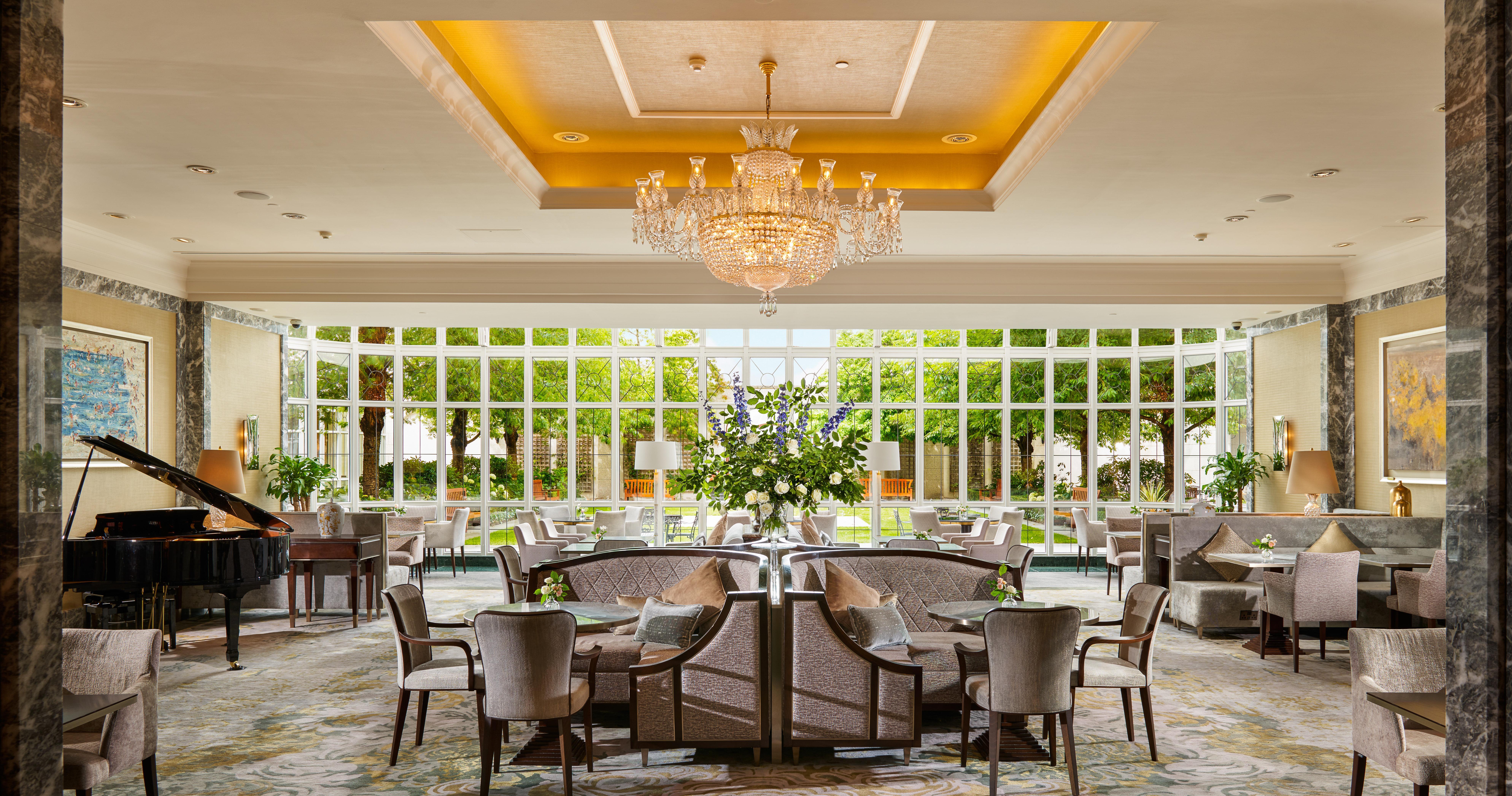 Intercontinental Dublin By Ihg Hotel Bagian luar foto The Garden Lounge